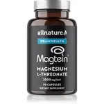 Allnature Magtein® Magnesium L-Threonate kapsle pro podporu normální činnosti nervové soustavy, svalů, zubů a snížení míry únavy 90 cps