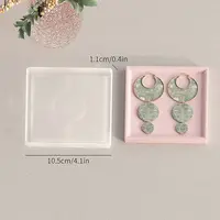 Jewelry Plate DIY Silicone Pendant Molds