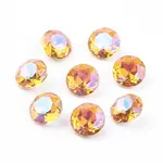 Pointed Back & Back Plated Glass Rhinestone Cabochons