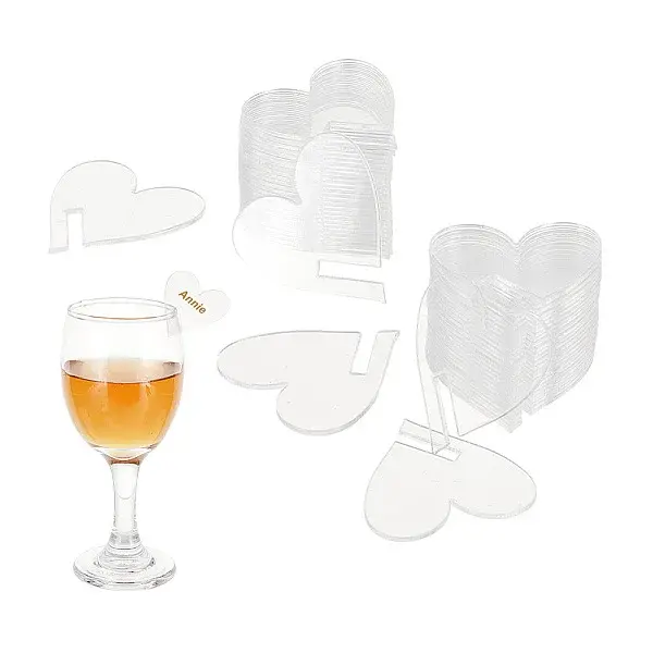 60Pcs Acrylic Display Stands