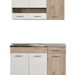 Kuchyňská linka 120 lorna-dub šedý/bílá - bez pracovní desky