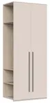 Dodatečná dvoudveřová šatní skříň baptiste - béžová