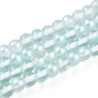 Baking Painted Transparent Glass Beads