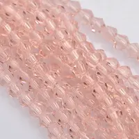 Bicone Glass Beads Strands