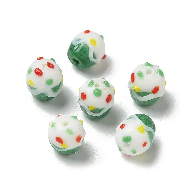 Handmade Lampwork Bumpy Beads