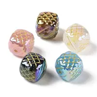 Metal Enlaced Acrylic Beads