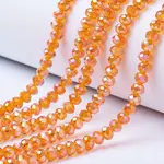 Electroplate Glass Beads Strands