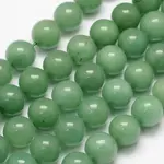 Grade A Natural Green Aventurine Round Bead Strands