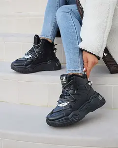 Resti Black sneakers with insulation Pommie - Footwear