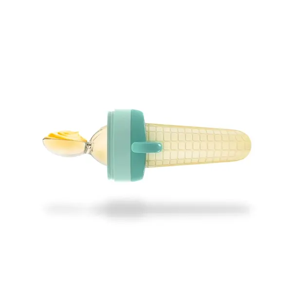 Neno Silikonový dudlík ke krmení se lžičkou Gusto 2v1