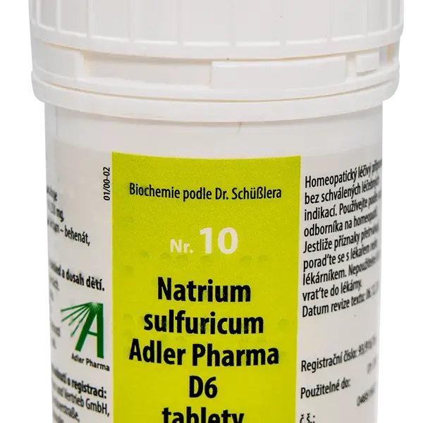ADLER PHARMA Nr.10 Natrium sulphuricum D6 400 tablet