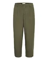 Kaffe Plisované nohavice 'KAMerle'  kaki