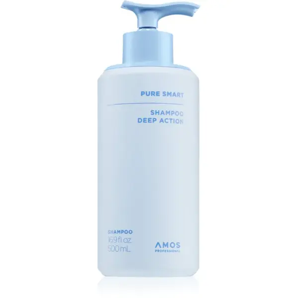 AMOS PROFESSIONAL Pure Smart Shampoo Deep Action hloubkově čisticí šampon proti lupům 500 ml