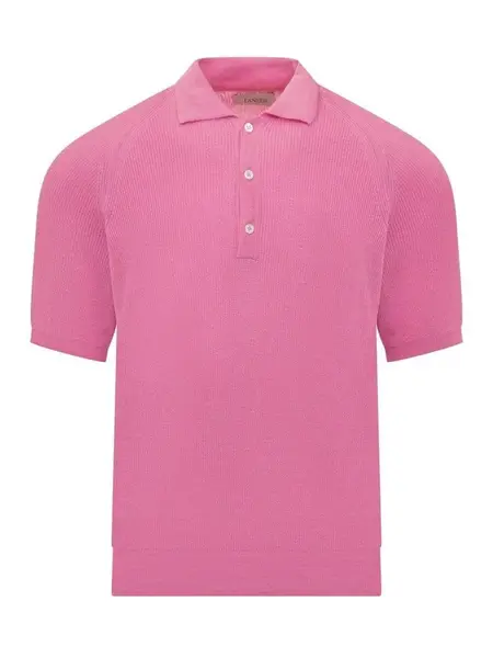 Pánské růžové polo triko Laneus
