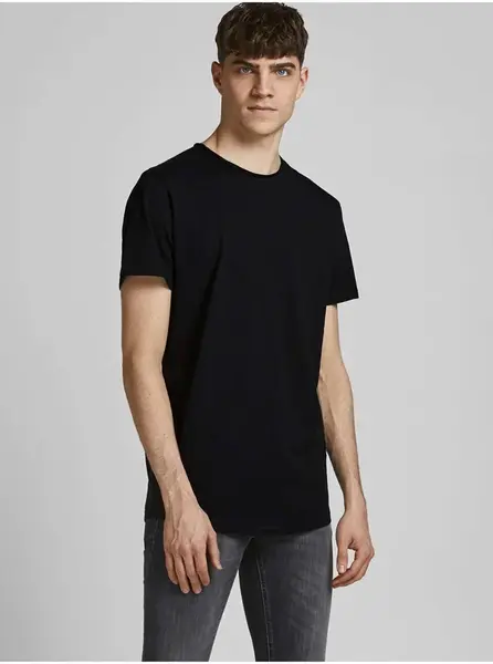 Černé basic tričko Jack & Jones Basher - Pánské