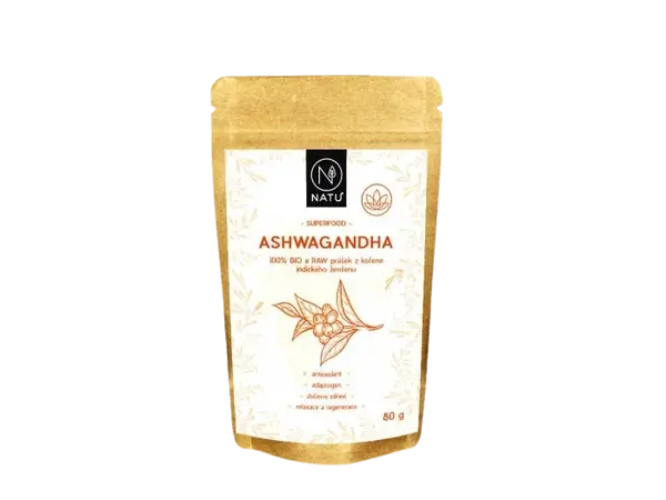 NATU Ashwagandha BIO prášek 80 g