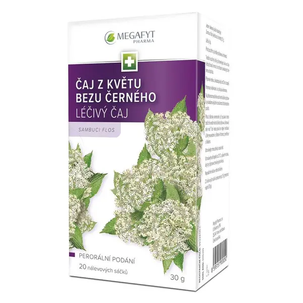 MEGAFYT Čaj z květu bezu černého 20 x 2 g