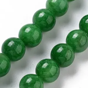 Natural Mashan Jade Round Beads Strands