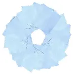 15Pcs Faux Suede Fabric Square Silver Polishing Cloth