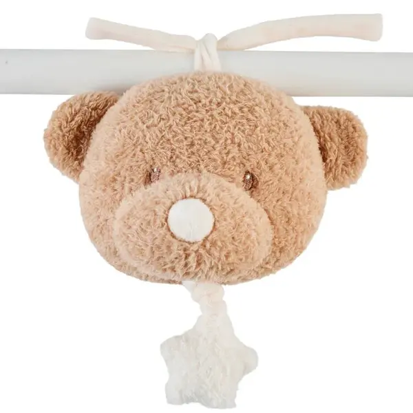 NATTOU Hračka hudební Teddy medvídek 16 cm, 0m+