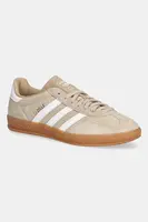 Semišové tenisky adidas Originals Gazelle Indoor pánské, béžová barva, HQ5154