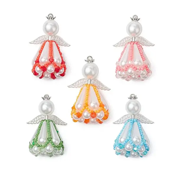 Beaded Angel Charms
