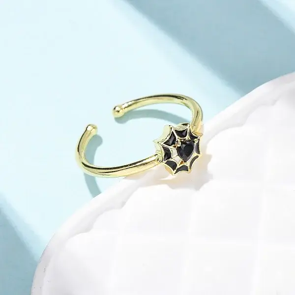 Brass Micro Pave Cubic Zirconia Cuff Open Rings