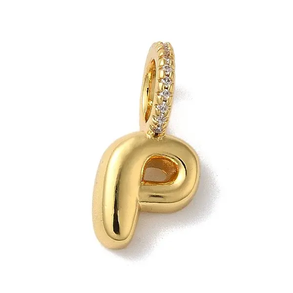 Rack Plating Brass Micro Pave Cubic Zirconia Pendants