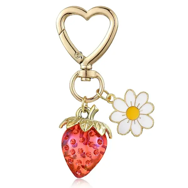 Acrylic Strawberry Pendant Decoration