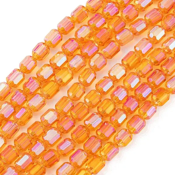 Electroplate Glass Beads Strands
