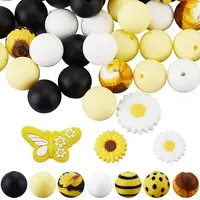Food Grade Eco-Friendly Silicone Focal Beads