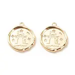 Brass Micro Pave Clear Cubic Zirconia Pendants