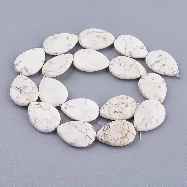 Dyed & Heated Natural Magnesite Beads Strands