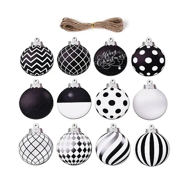 UV Single Face Printed Wood Pendant Decorations