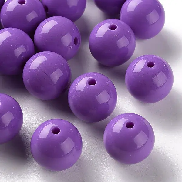 Opaque Acrylic Beads