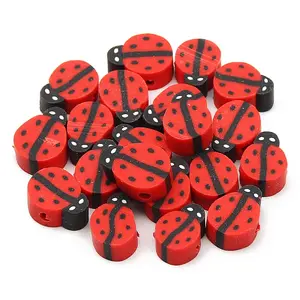 100Pcs Handmade Polymer Clay Beads