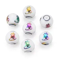 Christmas Opaque Glass Beads