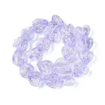 Handmade Foil Lampwork Beads Strands