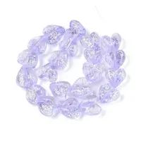 Handmade Foil Lampwork Beads Strands