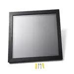 (Defective Closeout Sale: Scratch)Pine Wood & Acrylic Wall-Mounted Record Storage Box