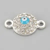 Alloy Rhinestone Links connectors