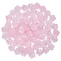 100Pcs Transparent Glass Beads