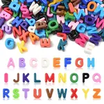 156Pcs 26 Styles Opaque Acrylic European Beads