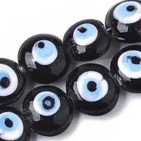 Handmade Evil Eye Lampwork Beads Strands