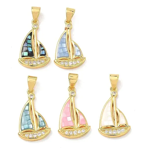 Brass Enamel Pendants
