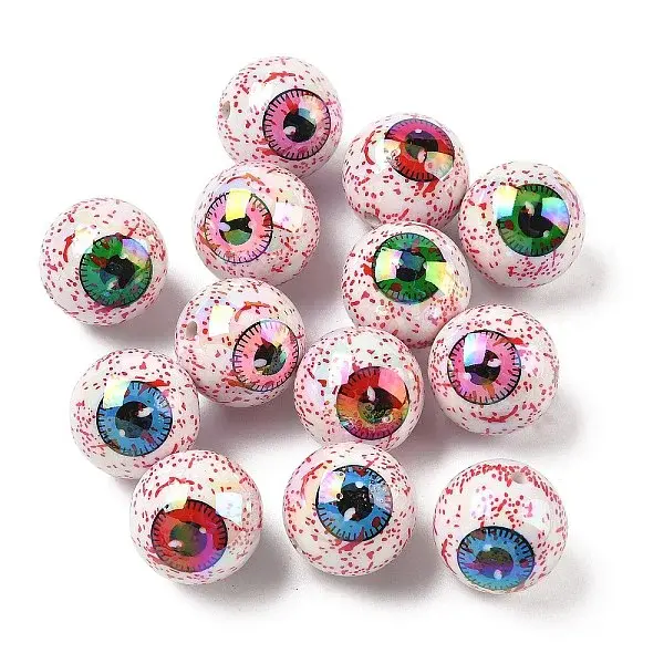 Printing & UV Plating Opaque Acrylic Beads