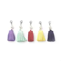 Faux Suede Cord Tassel Pendant