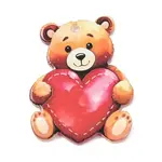 Valentine's Day Opaque Printed Acrylic Pendants