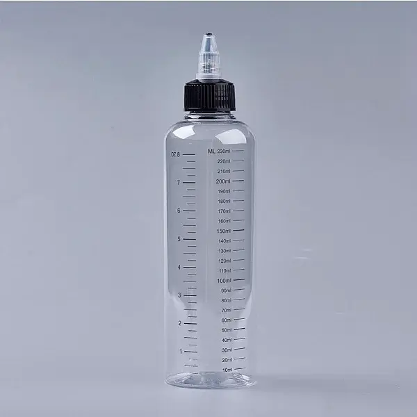 Transparent PET Plastic Empty Bottle