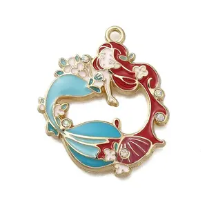 Alloy Enamel Pendants